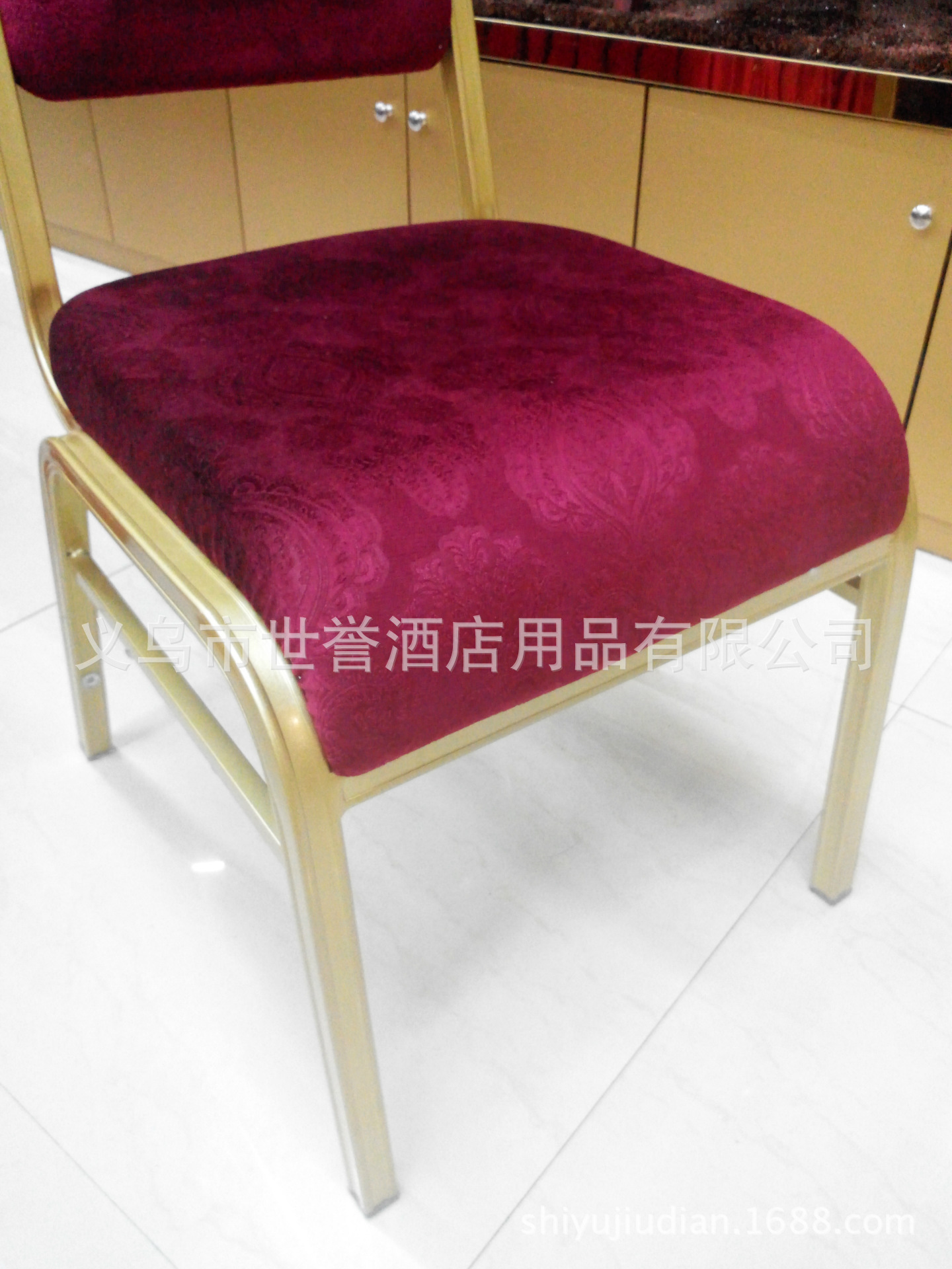 Shanghai Stars Hotel banquet table & chair hotel banquet aluminum alloy chair