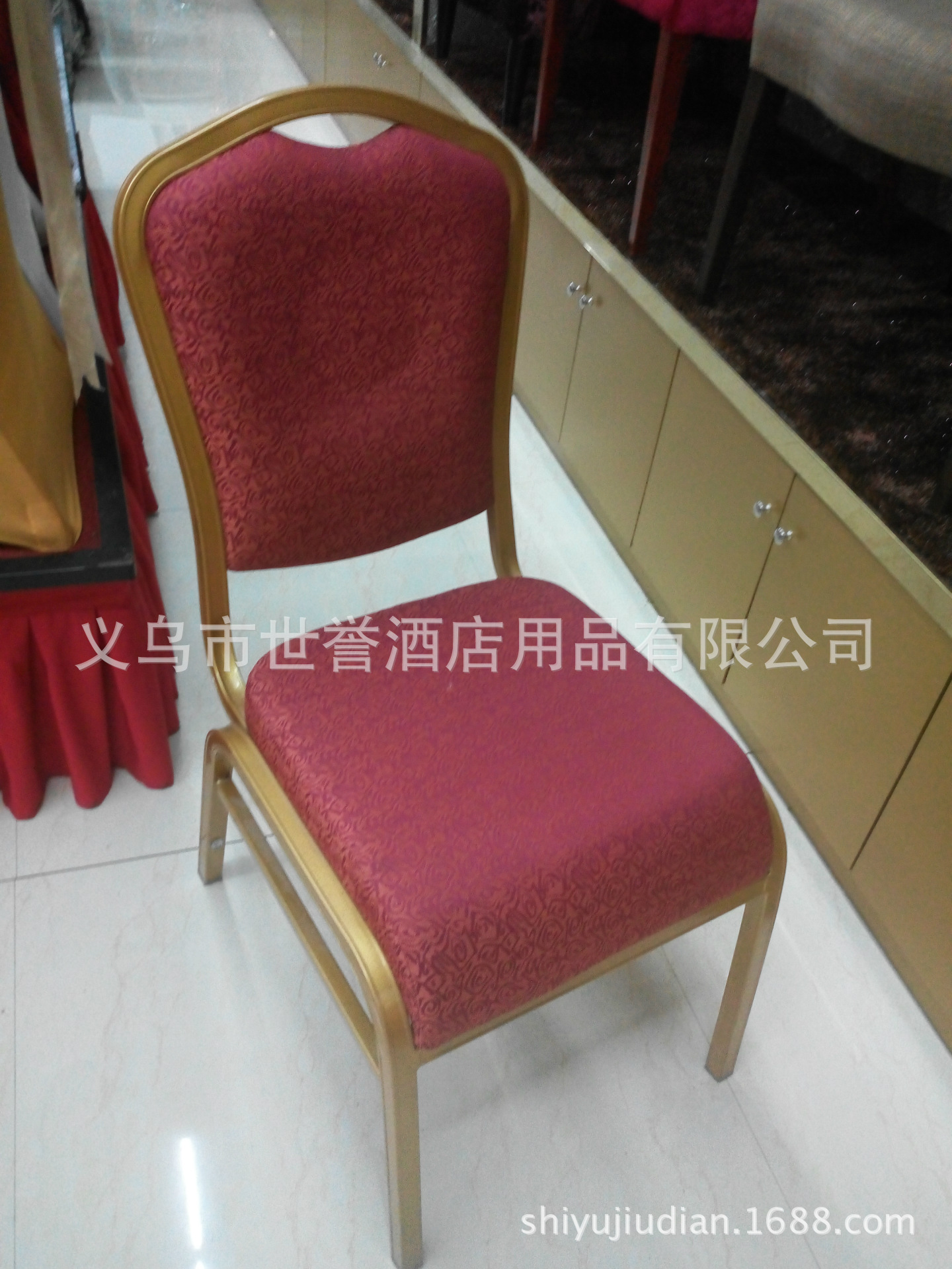 Shanghai Stars Hotel banquet table & chair hotel banquet aluminum alloy chair