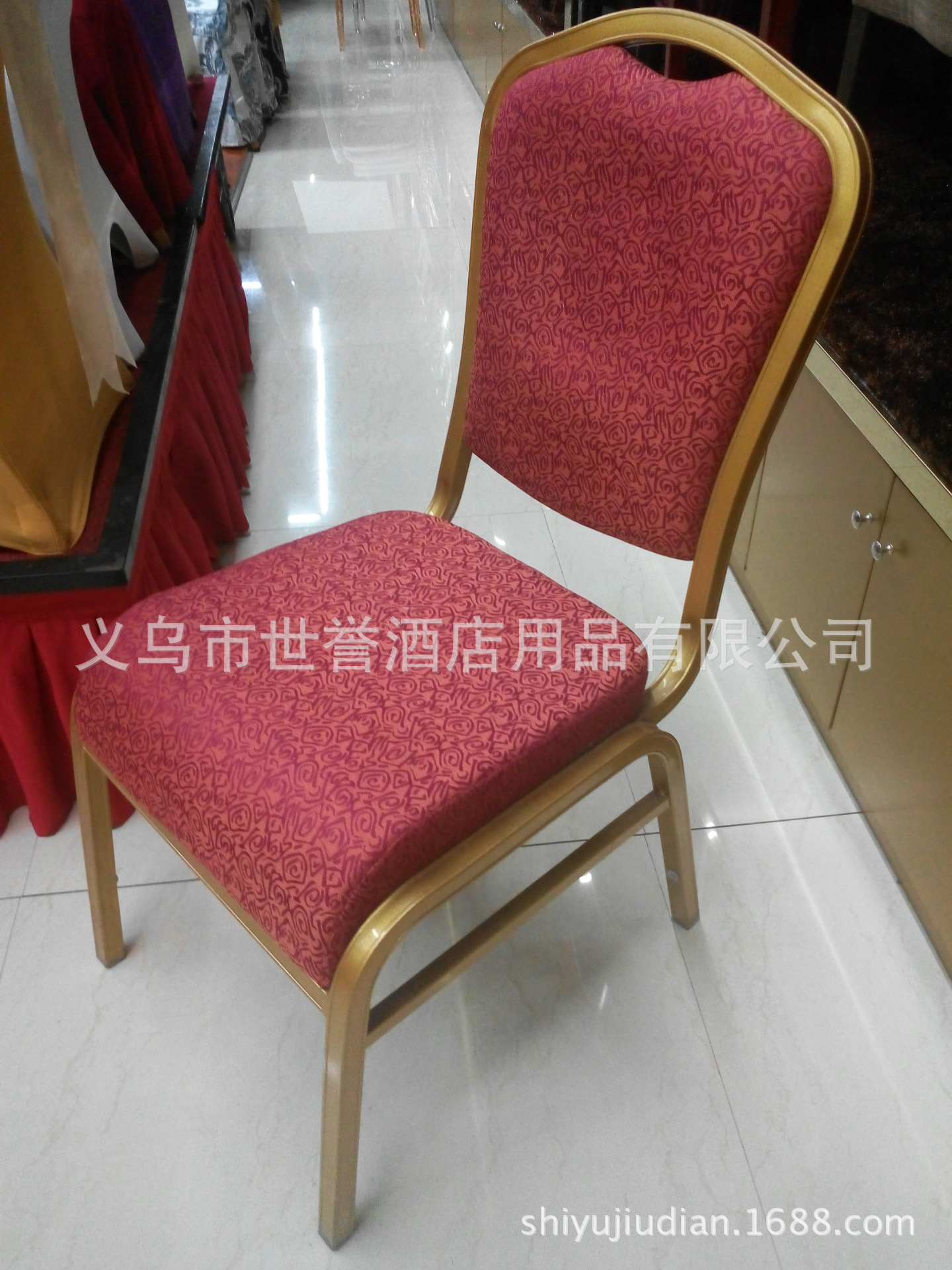 Shanghai Stars Hotel banquet table & chair hotel banquet aluminum alloy chair