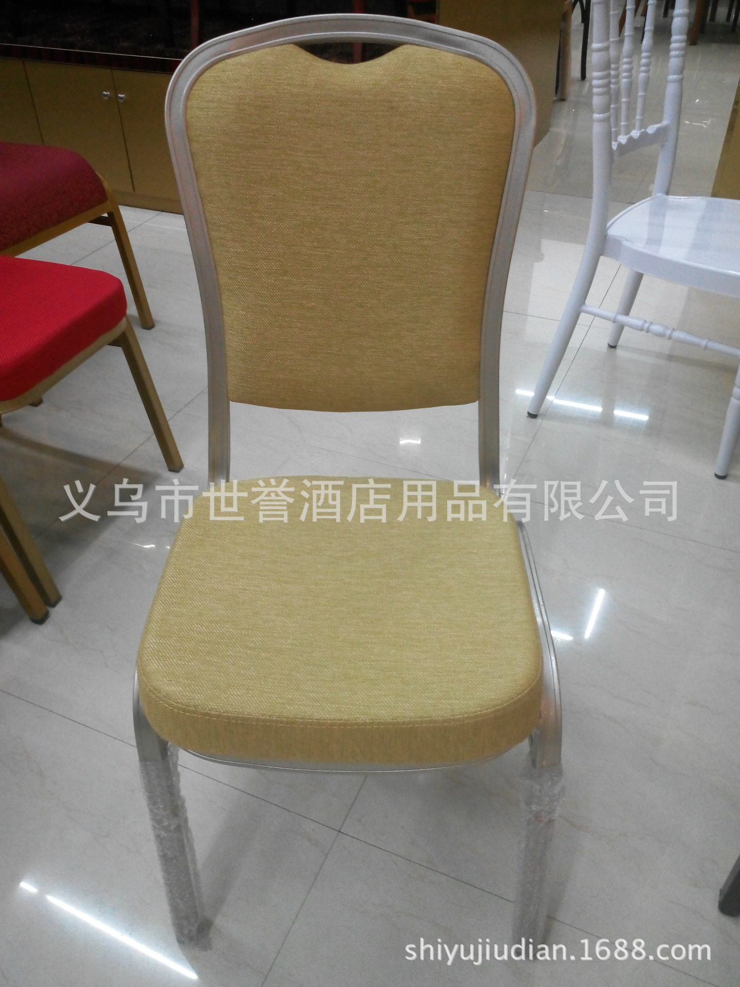 Shanghai Stars Hotel banquet table & chair hotel banquet aluminum alloy chair