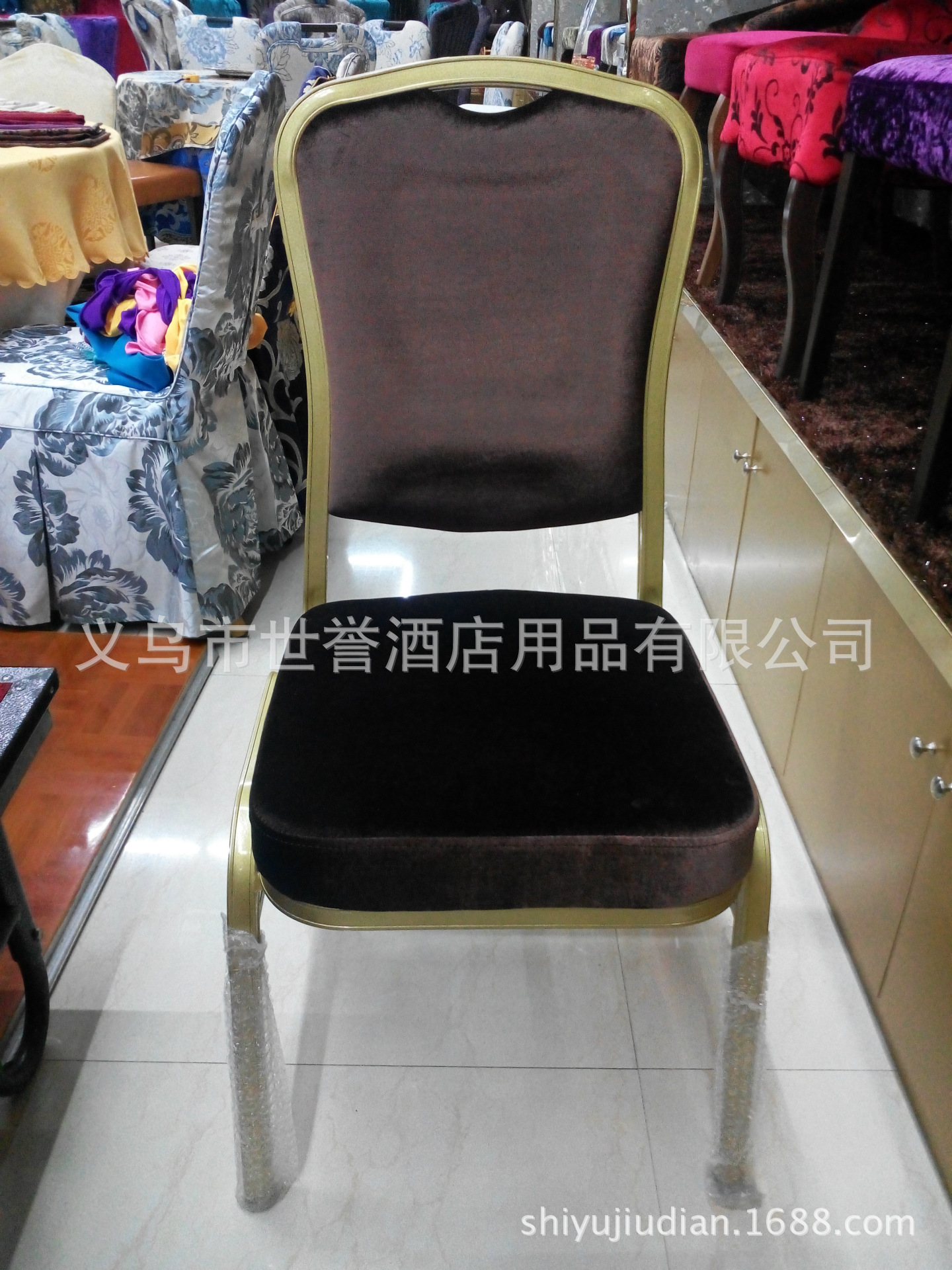 Shanghai Stars Hotel banquet table & chair hotel banquet aluminum alloy chair