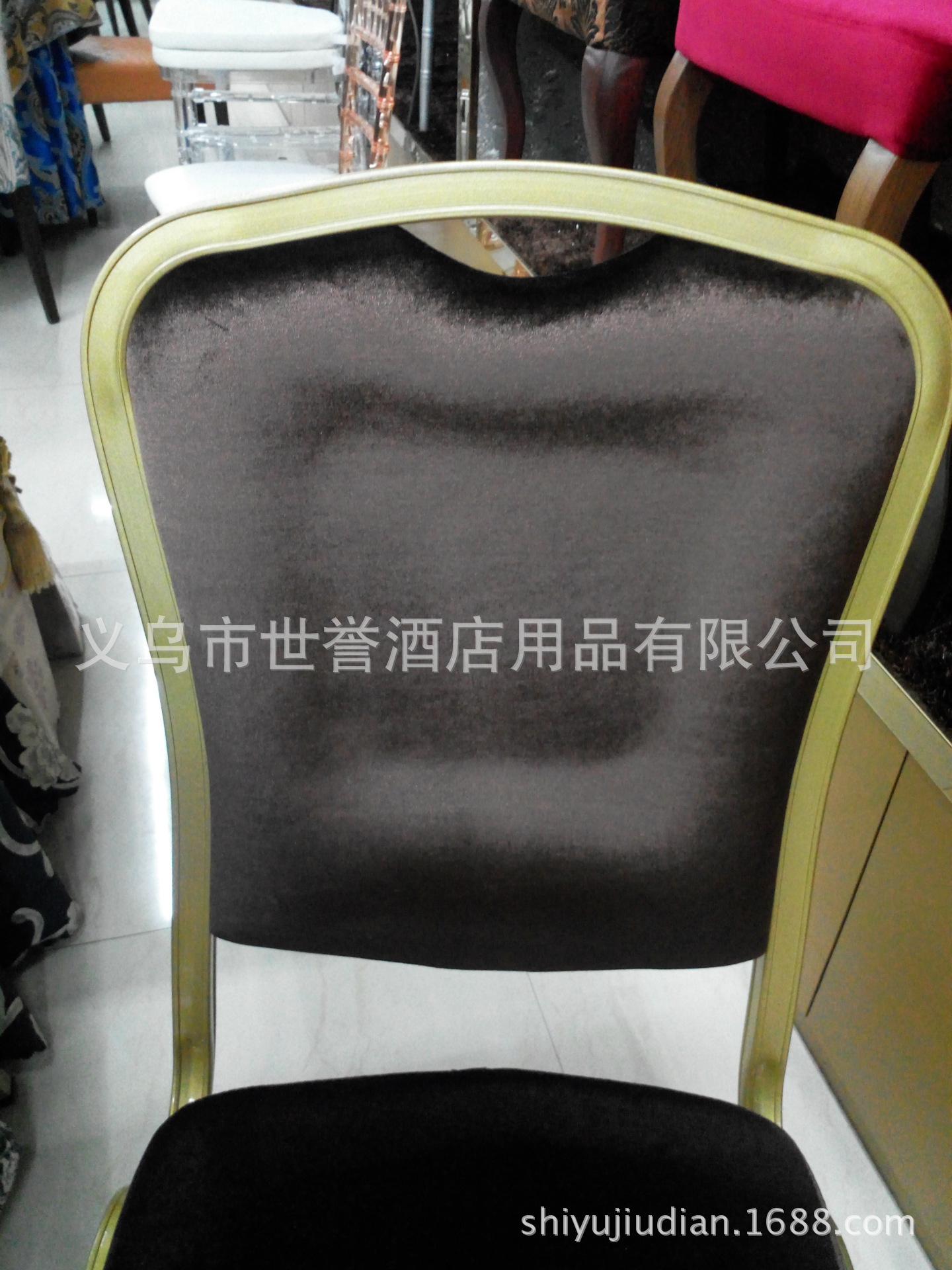 Shanghai Stars Hotel banquet table & chair hotel banquet aluminum alloy chair