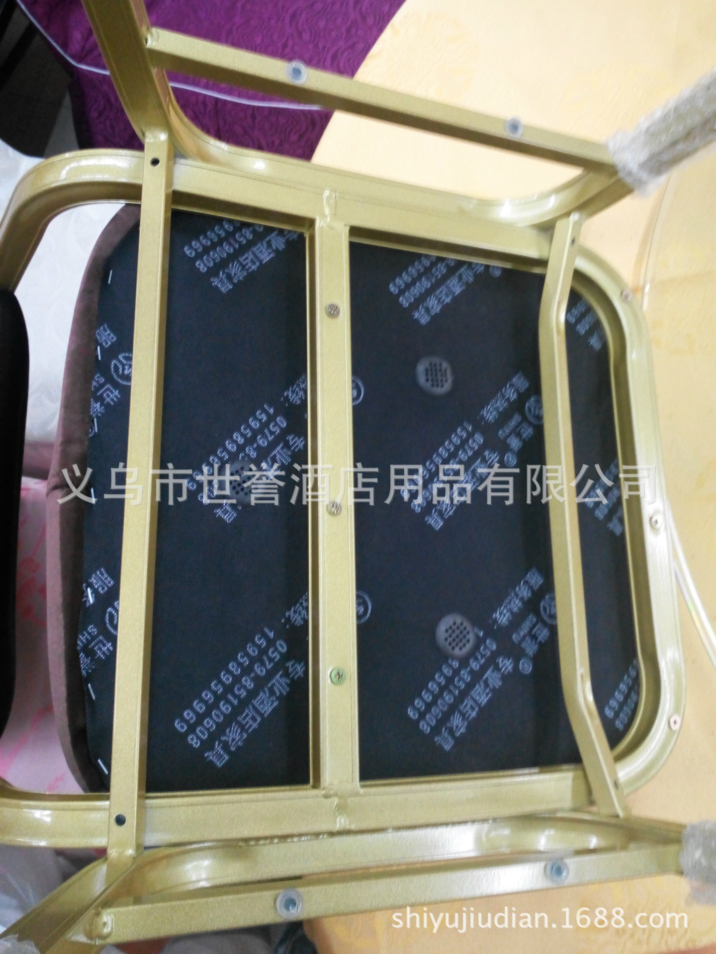 Shanghai Stars Hotel banquet table & chair hotel banquet aluminum alloy chair