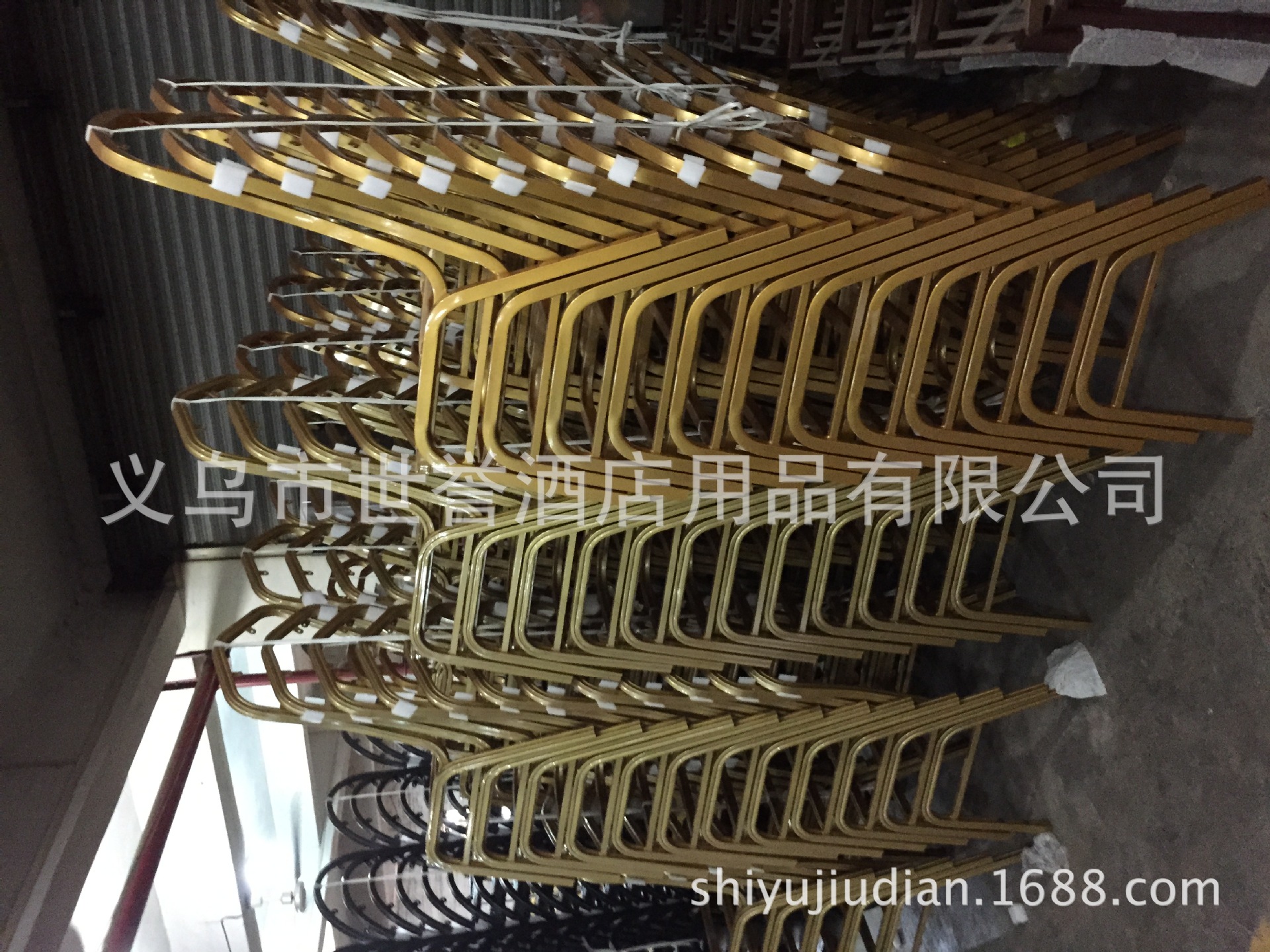 Shanghai Stars Hotel banquet table & chair hotel banquet aluminum alloy chair