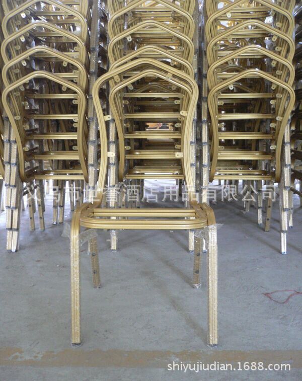 Shanghai Stars Hotel banquet table & chair hotel banquet aluminum alloy chair