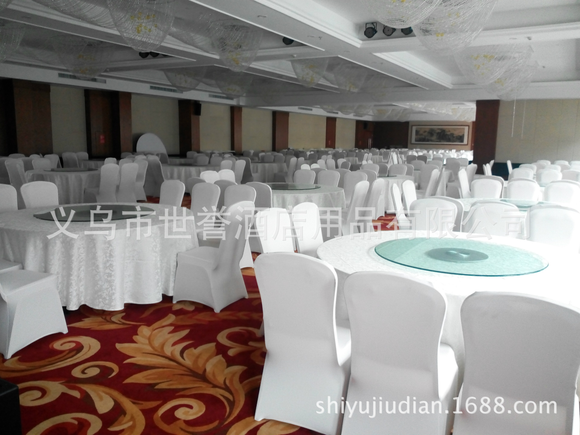Shanghai Stars Hotel banquet table & chair hotel banquet aluminum alloy chair