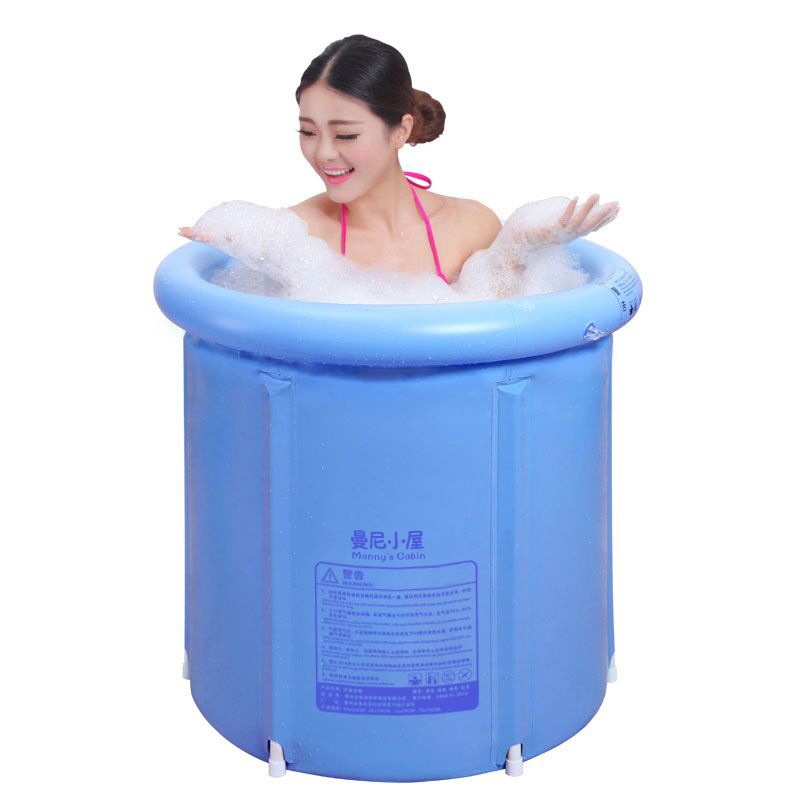 Folding bath tub inflatable tub thickened plastic bath tub adult bath tub child bath tub