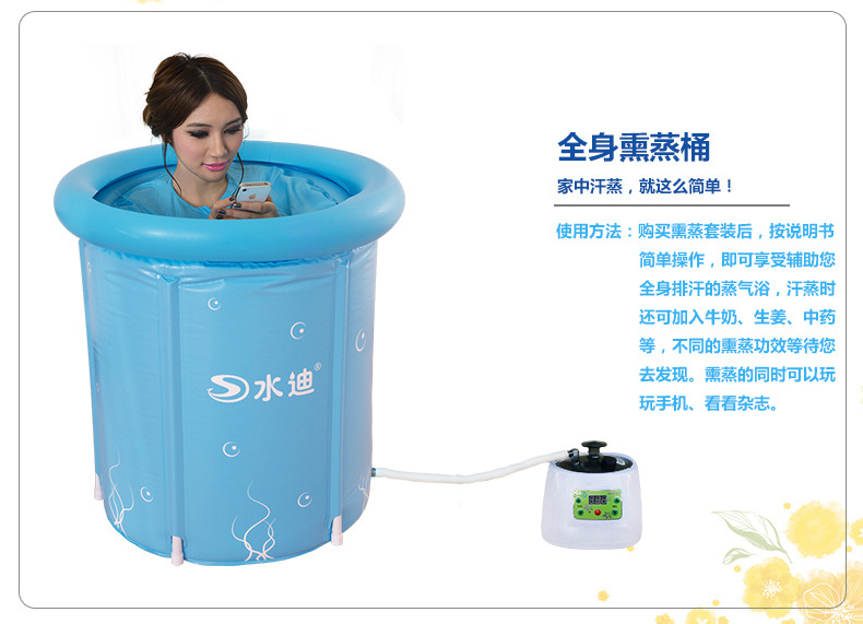 Spot Large and small folding bath tub adult bath tub plastic bath tub