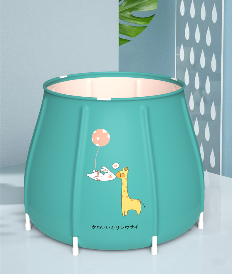 folding adult bath tub folding portable bath tub noninflatable bath tub household thickened bath sweat steamer bucket