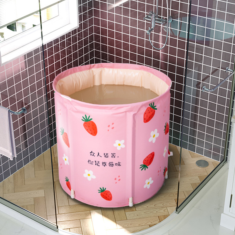 and adults with six layers of thickening padded cotton bath tub for household thickening free of inflation bath tub