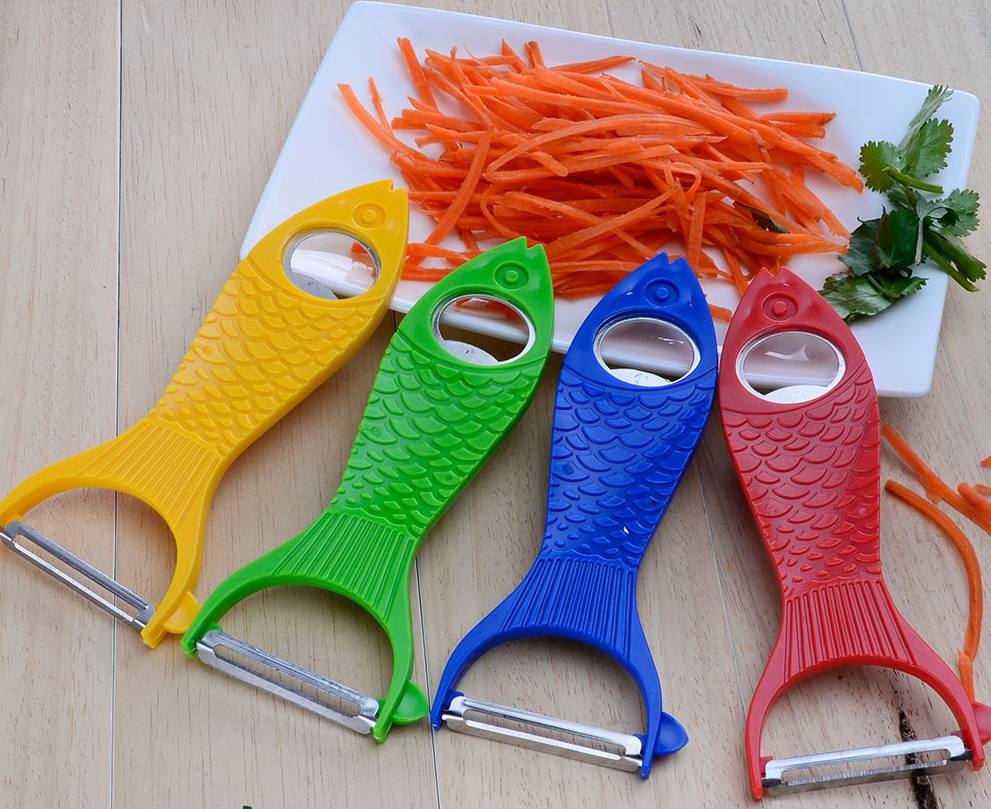 Creative fish fruit shaver beer opener apple peeler 2 in 1 kitchen product customization