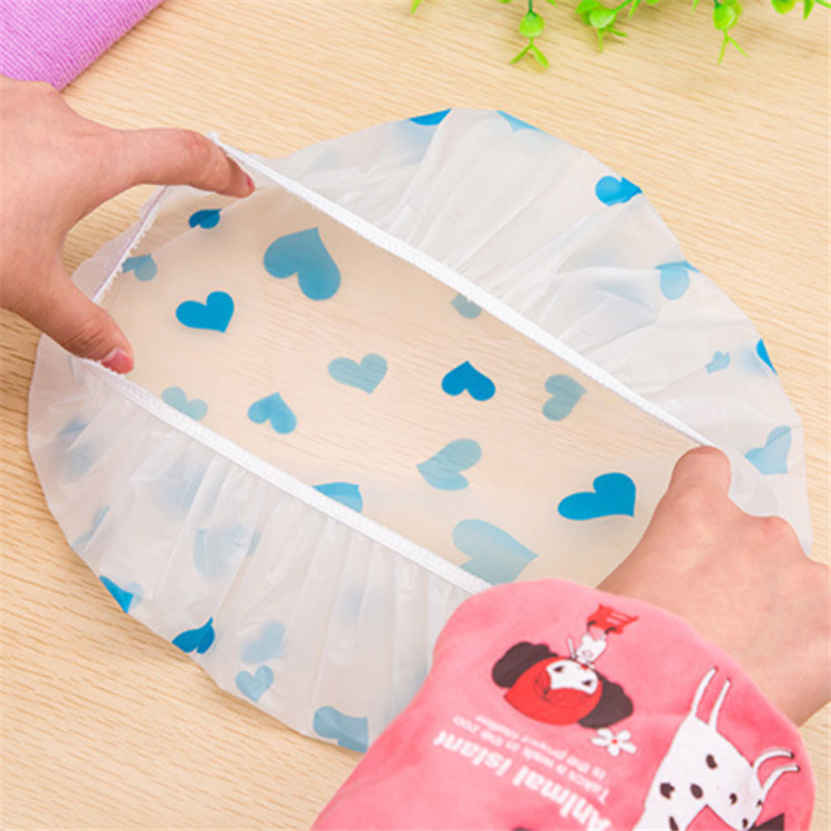 waterproof elastic bath cap waterproof bath cap shampoo cap environmental protection bath cap dot cute Korean fashion