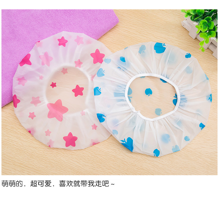 waterproof elastic bath cap waterproof bath cap shampoo cap environmental protection bath cap dot cute Korean fashion waterproof elastic bath cap waterproof bath cap shampoo cap environmental protection bath cap dot cute Korean fashion