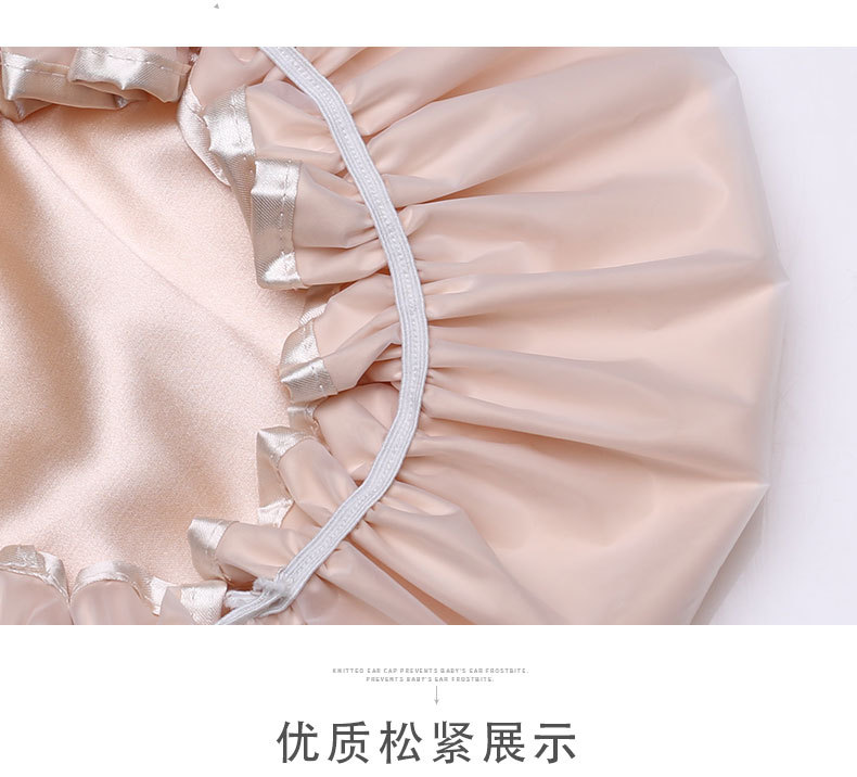 Creative adult female waterproof shower cap shower bath with hair cap pure color lovely simple bath shampoo cap Creative adult female waterproof shower cap shower bath with hair cap pure color lovely simple bath shampoo cap