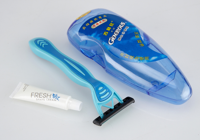 Hotel supplies paid Hotel room shaver disposable shaver gilini 588
