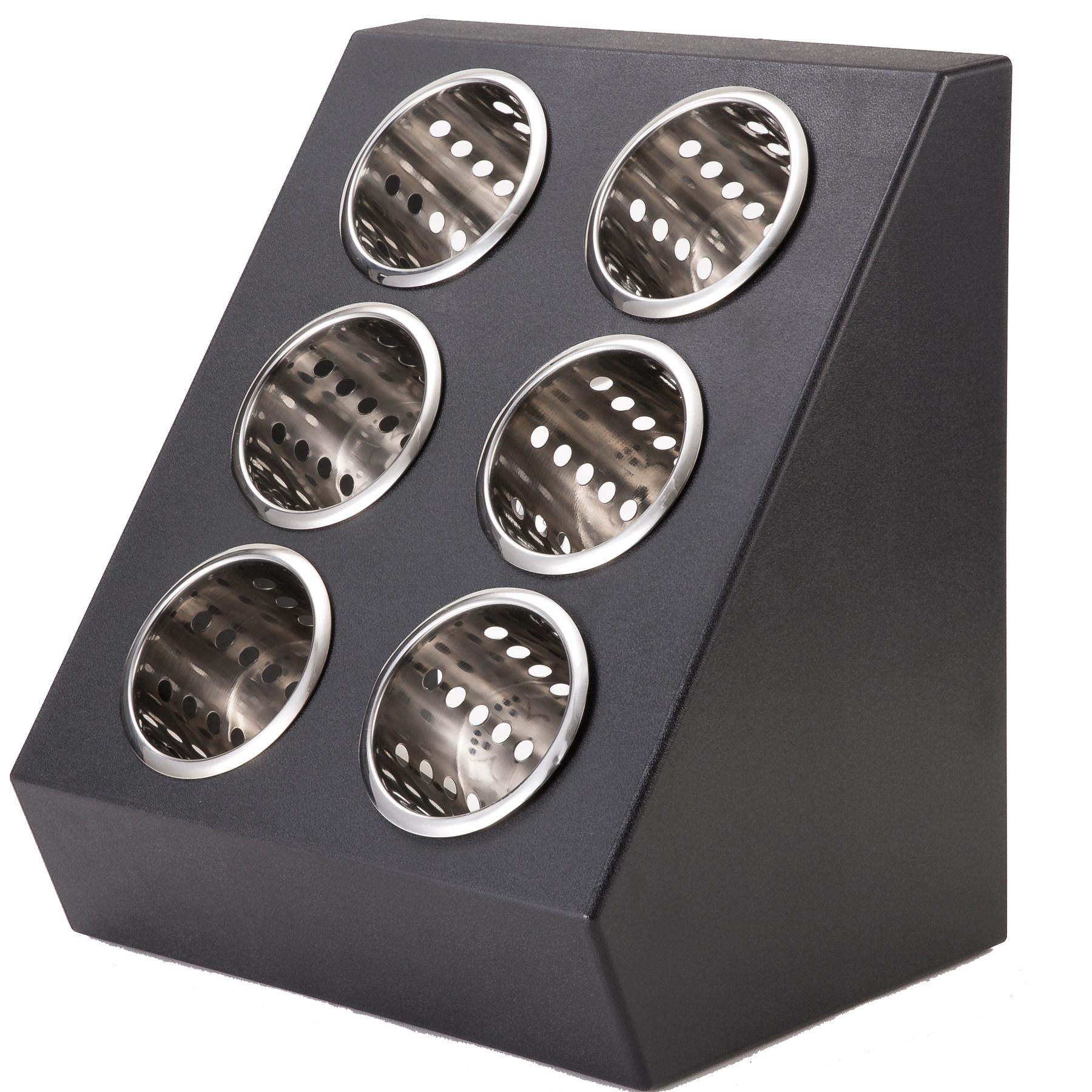 Six-Grid Knife and Fork Storage Grid Knife and Fork Storage Basket Tableware Storage Storage Grid Bar Counter Tableware Receiving Box