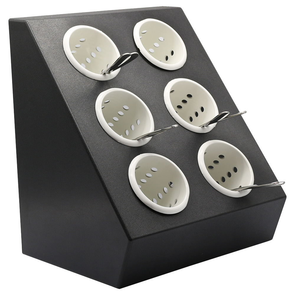 Six-Grid Knife and Fork Storage Grid Knife and Fork Storage Basket Tableware Storage Storage Grid Bar Counter Tableware Receiving Box