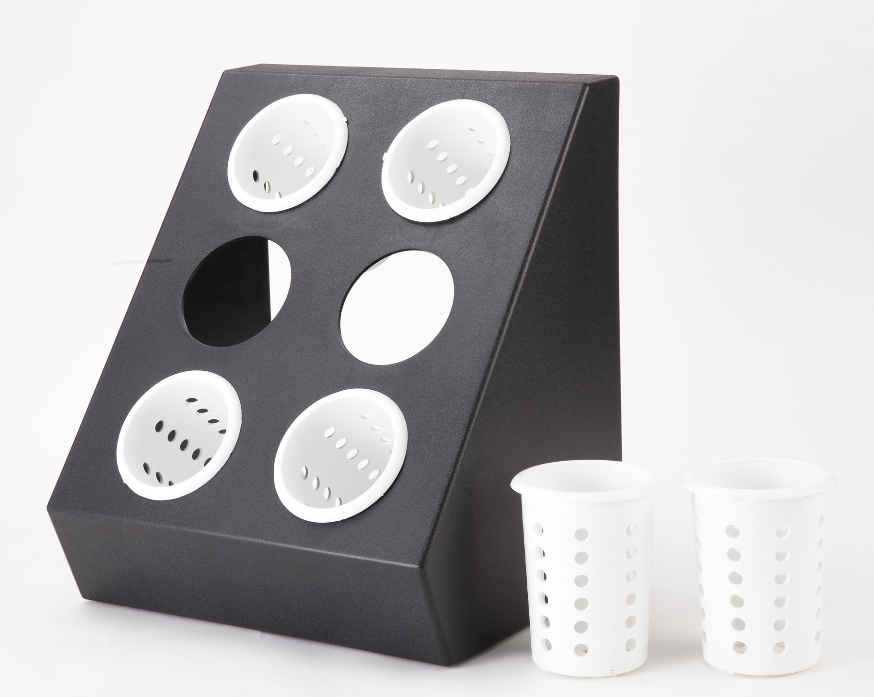 Six-Grid Knife and Fork Storage Grid Knife and Fork Storage Basket Tableware Storage Storage Grid Bar Counter Tableware Receiving Box