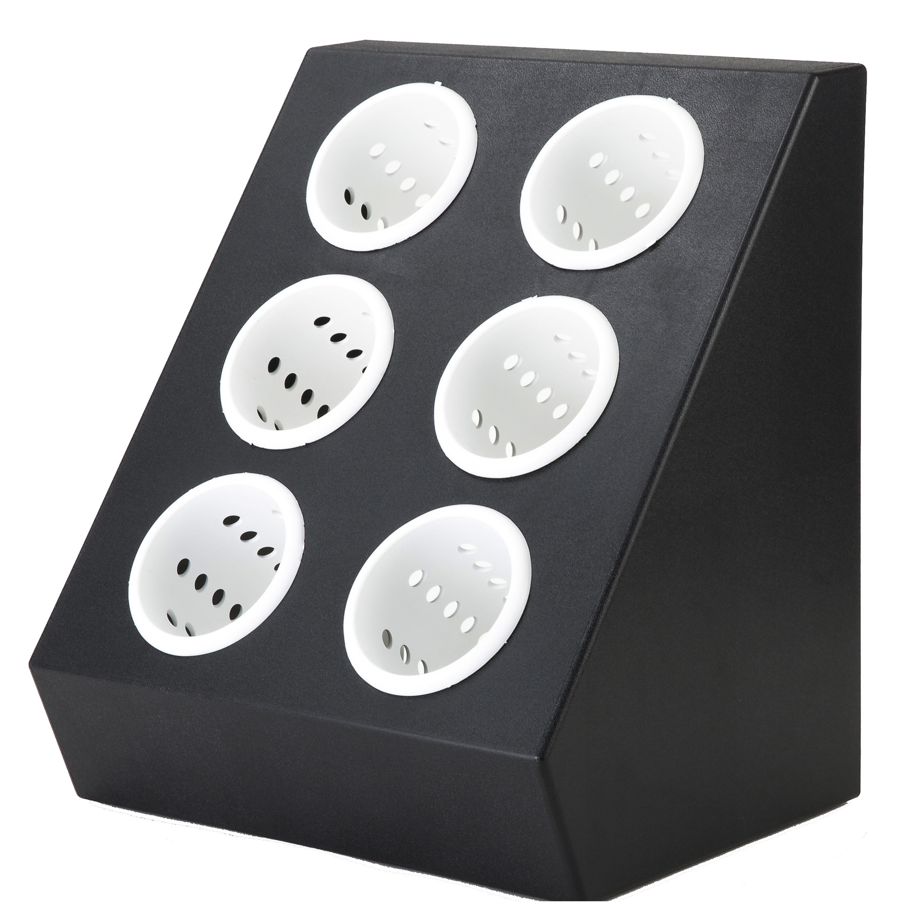 Six-Grid Knife and Fork Storage Grid Knife and Fork Storage Basket Tableware Storage Storage Grid Bar Counter Tableware Receiving Box