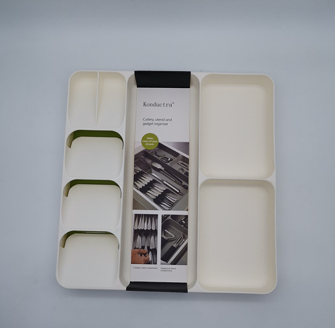 Kitchen Knife and Fork Drawer Organizing Box Spoon Fork Finishing Box Kitchen Cutlery Rack Tableware Knife and Fork Drawer Storage Box