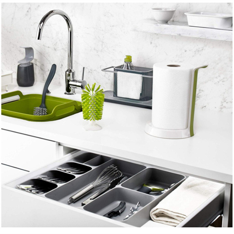 Kitchen Knife and Fork Drawer Organizing Box Spoon Fork Finishing Box Kitchen Cutlery Rack Tableware Knife and Fork Drawer Storage Box