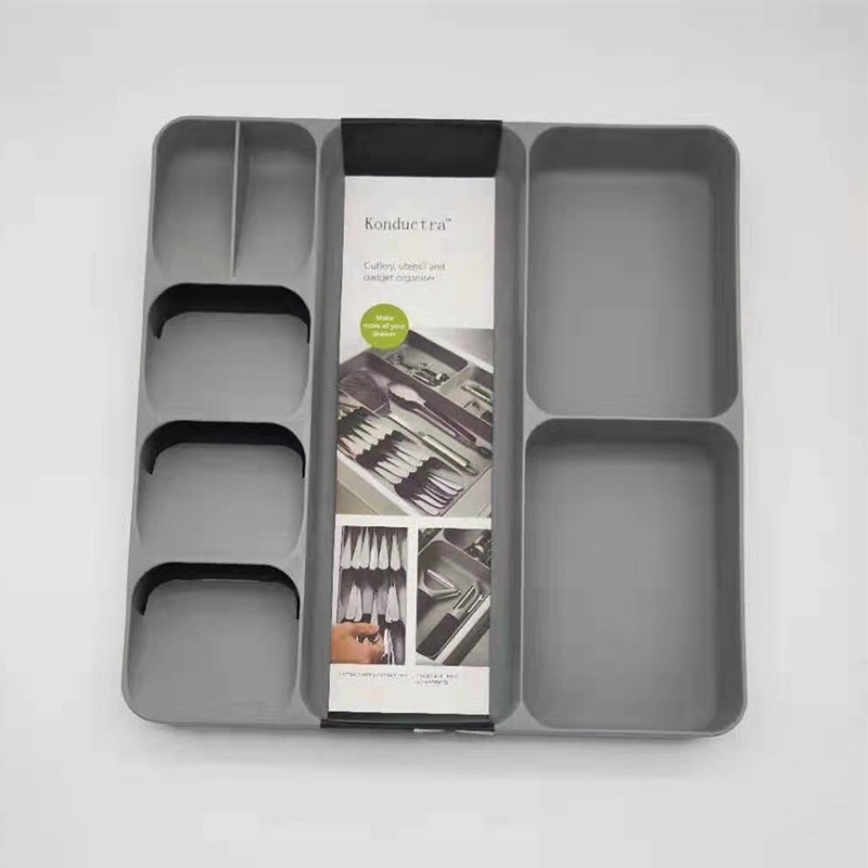 Kitchen Knife and Fork Drawer Organizing Box Spoon Fork Finishing Box Kitchen Cutlery Rack Tableware Knife and Fork Drawer Storage Box