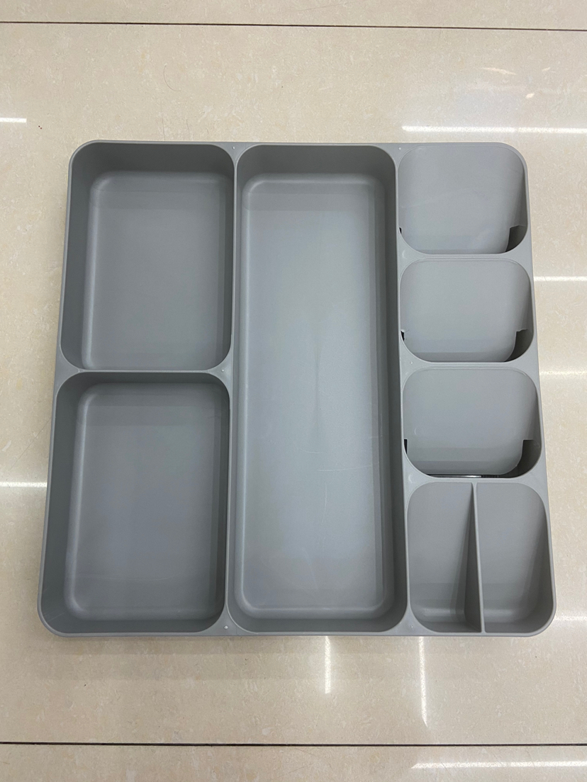 Knife and Fork Grid Storage Box Cutlery Spoon Box Knife and Fork Separated Organizing Box Kitchen Drawer Storage Box Tray Knife and Fork Grid Storage Box Cutlery Spoon Box Knife and Fork Separated Organizing Box Kitchen Drawer Storage Box Tray