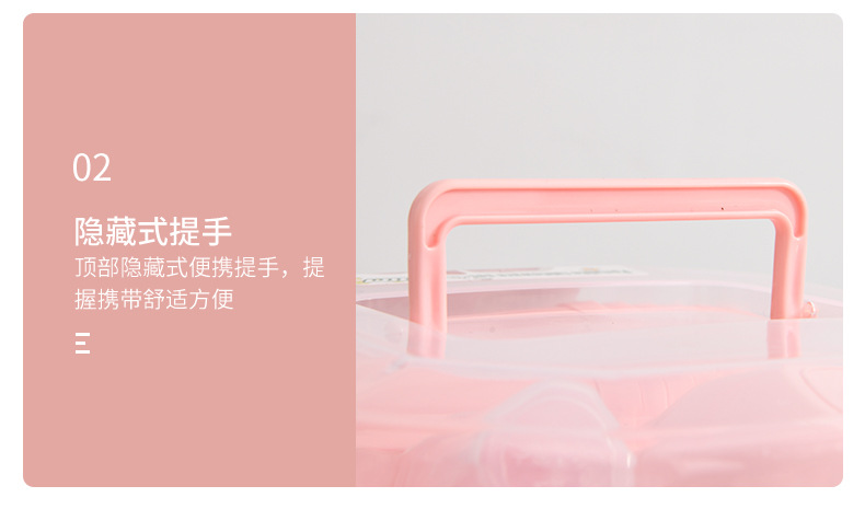 Portable Tableware Pink 47-Piece Set Camping Picnic Plastic Tableware Set Knife, Fork and Spoon