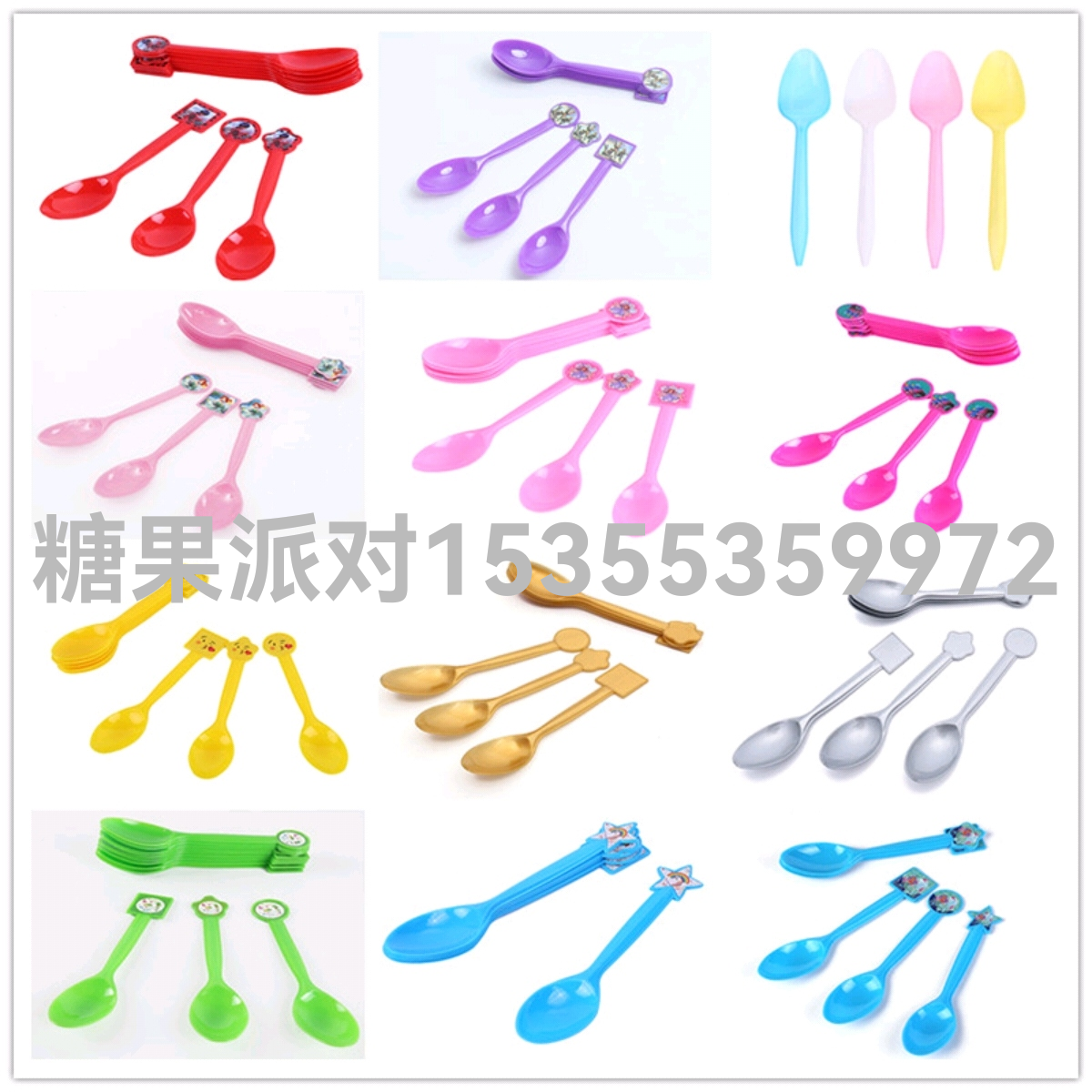 Children&#039;s Birthday Party Decoration Layout Supplies Disposable Knife Fork Spoon Lengthened Cartoon Fork Spoon Piggy Page