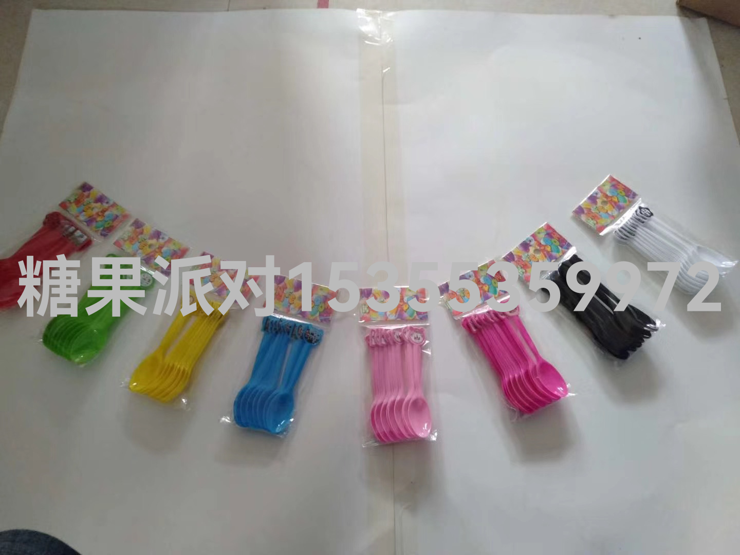 Children&#039;s Birthday Party Decoration Layout Supplies Disposable Knife Fork Spoon Lengthened Cartoon Fork Spoon Piggy Page