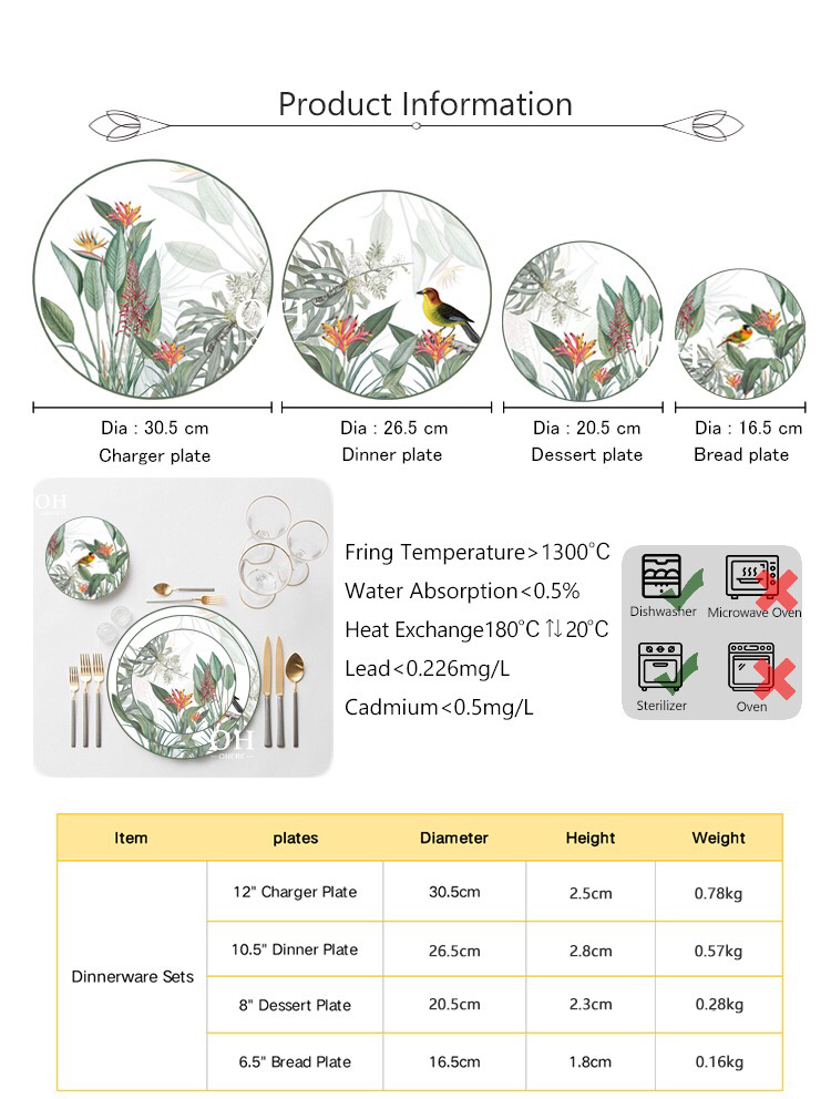 Bone China Dish High Ceramic Western Cuisine Plate Tableware Large Tray Table Fruit Cake Pastry Plate Bone China Dish High Ceramic Western Cuisine Plate Tableware Large Tray Table Fruit Cake Pastry Plate