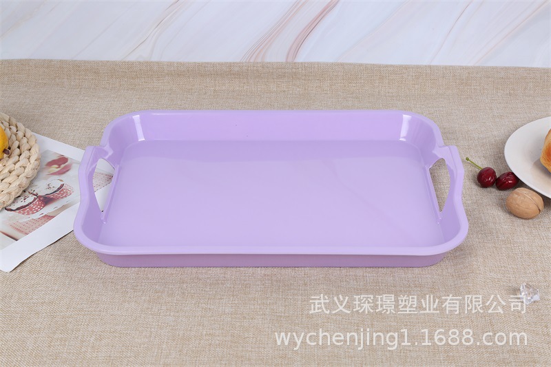 Household multi-functional Imitation Porcelain wholesale tea set tray tableware tray is directly creative environmental protection
