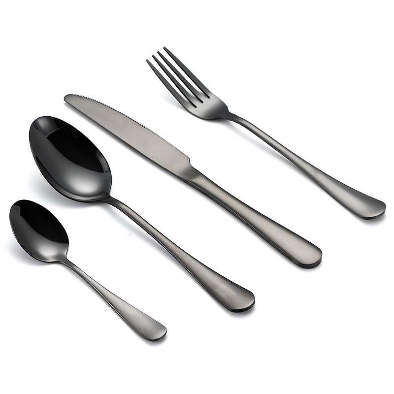 Cross-Border 1010 Stainless Steel Tableware Set Hotel Western Tableware Knife and Fork Spoon Tableware Gift