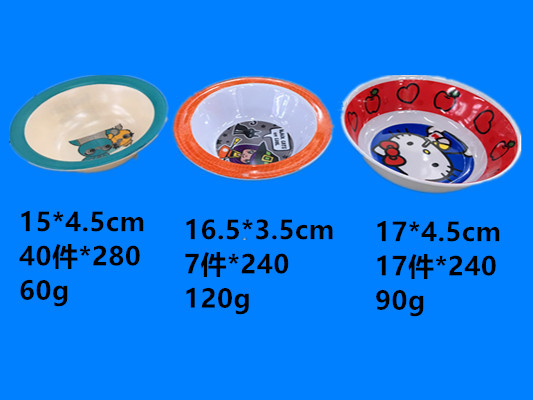Melamine tableware children's bowl children's plate exquisite price discount can be sold by ton