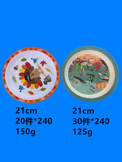 Melamine tableware children's bowl children's plate exquisite price discount can be sold by ton