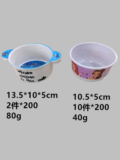 Melamine tableware children's bowl children's plate exquisite price discount can be sold by ton