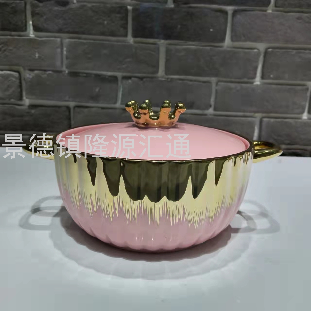 Soup Pot Set Ceramic Pot Stew Pot Casserole Kuwait Dubai Kitchen Supplies Middle East Tableware Enamel Stew Pot