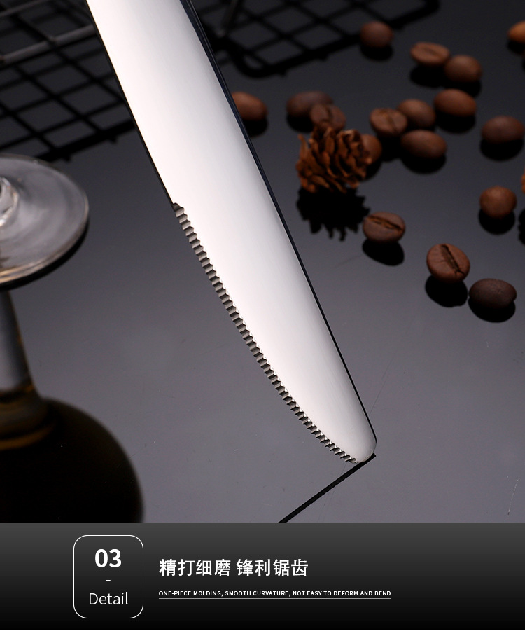 304 Stainless Steel Tableware Thickened 1010 Western Food Steak Knife and Fork Set Hotel Tableware Supplies Knife Fork Spoon 304 Stainless Steel Tableware Thickened 1010 Western Food Steak Knife and Fork Set Hotel Tableware Supplies Knife Fork Spoon
