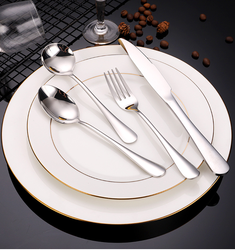 304 Stainless Steel Tableware Thickened 1010 Western Food Steak Knife and Fork Set Hotel Tableware Supplies Knife Fork Spoon 304 Stainless Steel Tableware Thickened 1010 Western Food Steak Knife and Fork Set Hotel Tableware Supplies Knife Fork Spoon