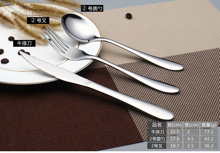 SOURCE Factory Stainless Steel Western Tableware Dinner Fork Dessert Cake Fork Hotel Supplies Steak Fork Tea Fork Gift