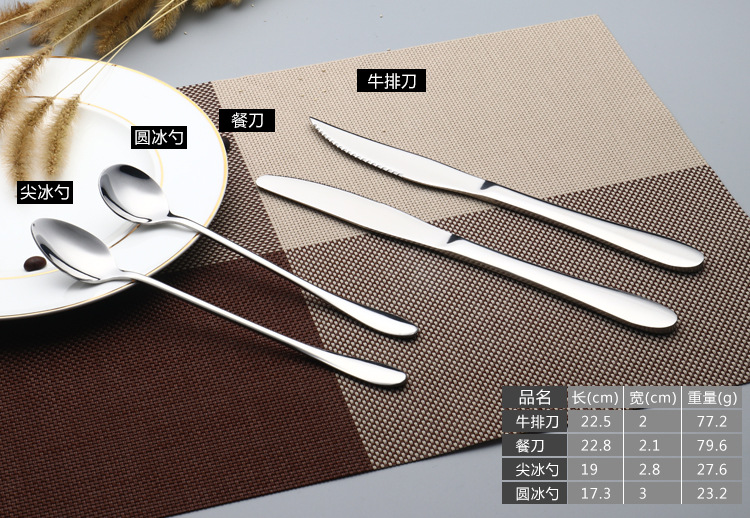 SOURCE Factory Stainless Steel Western Tableware Dinner Fork Dessert Cake Fork Hotel Supplies Steak Fork Tea Fork Gift