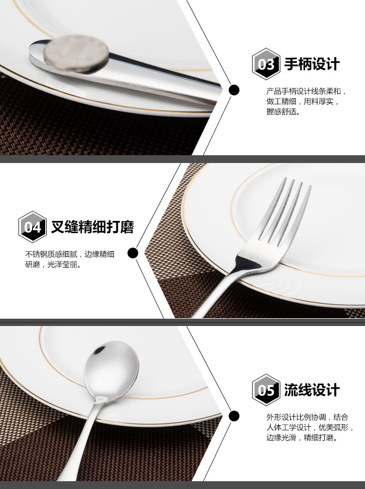SOURCE Factory Stainless Steel Western Tableware Dinner Fork Dessert Cake Fork Hotel Supplies Steak Fork Tea Fork Gift