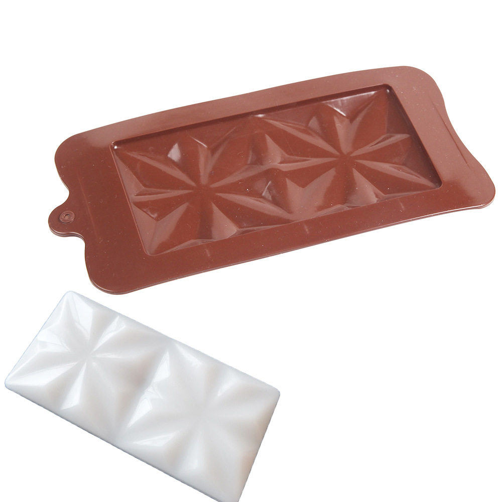Square Crystal Waffle Silicone Chocolate Mold Cake Biscuit DIY Cross-Border Hot Square Crystal Waffle Silicone Chocolate Mold Cake Biscuit DIY Cross-Border Hot