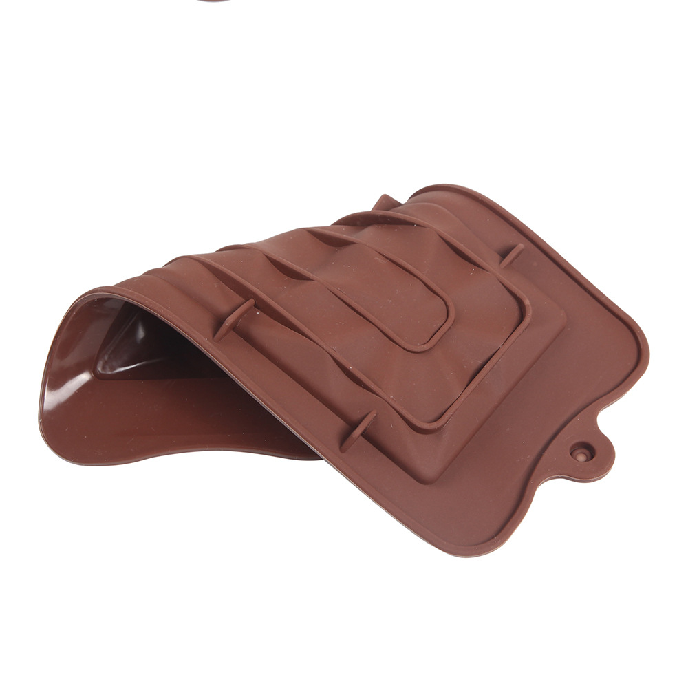 Square Crystal Waffle Silicone Chocolate Mold Cake Biscuit DIY Cross-Border Hot Square Crystal Waffle Silicone Chocolate Mold Cake Biscuit DIY Cross-Border Hot