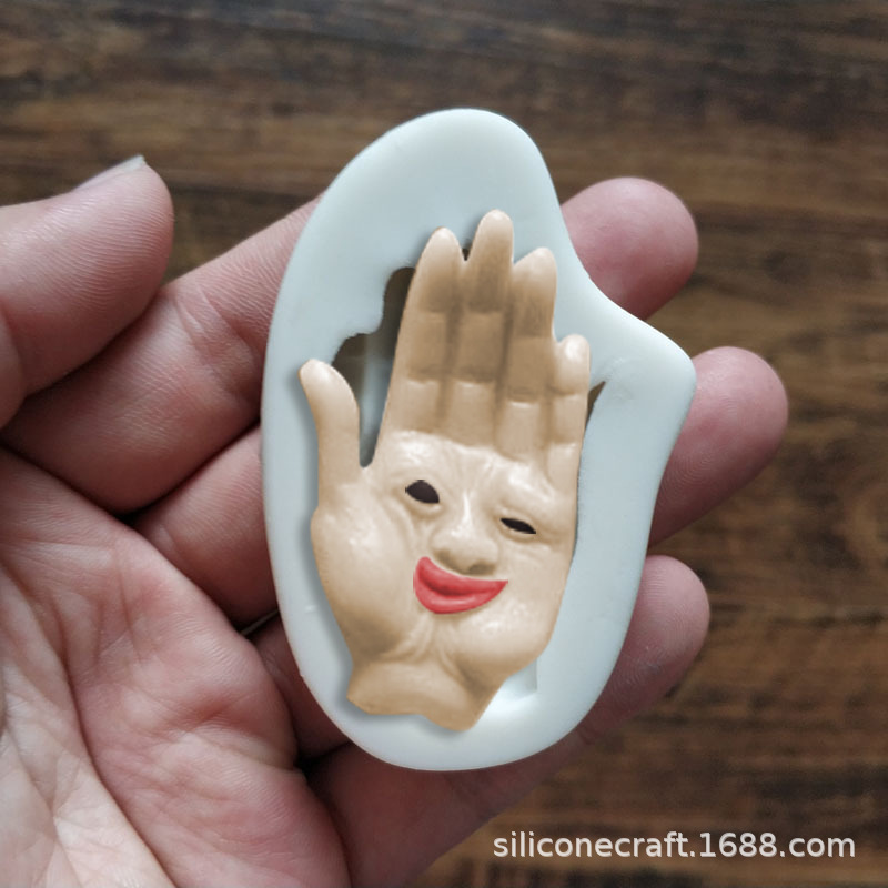Halloween Heart Human Brain Shape Candle Epoxy Mold Fondant Chocolate Biscuit Cake Silicone Baking Mold