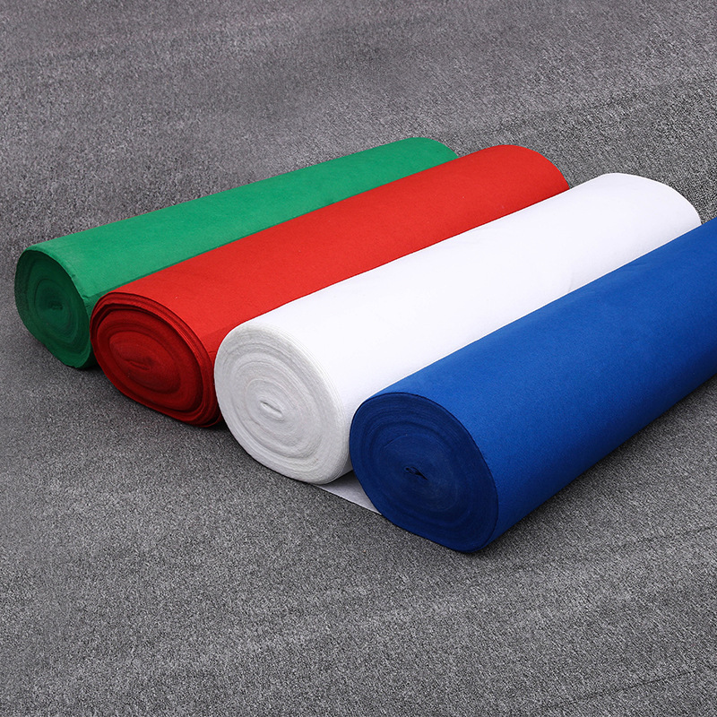 Opening Red Carpet Blue Western Wedding Disposable Carpet Wedding Disposable Red Carpet Flat Exhibition Carpet