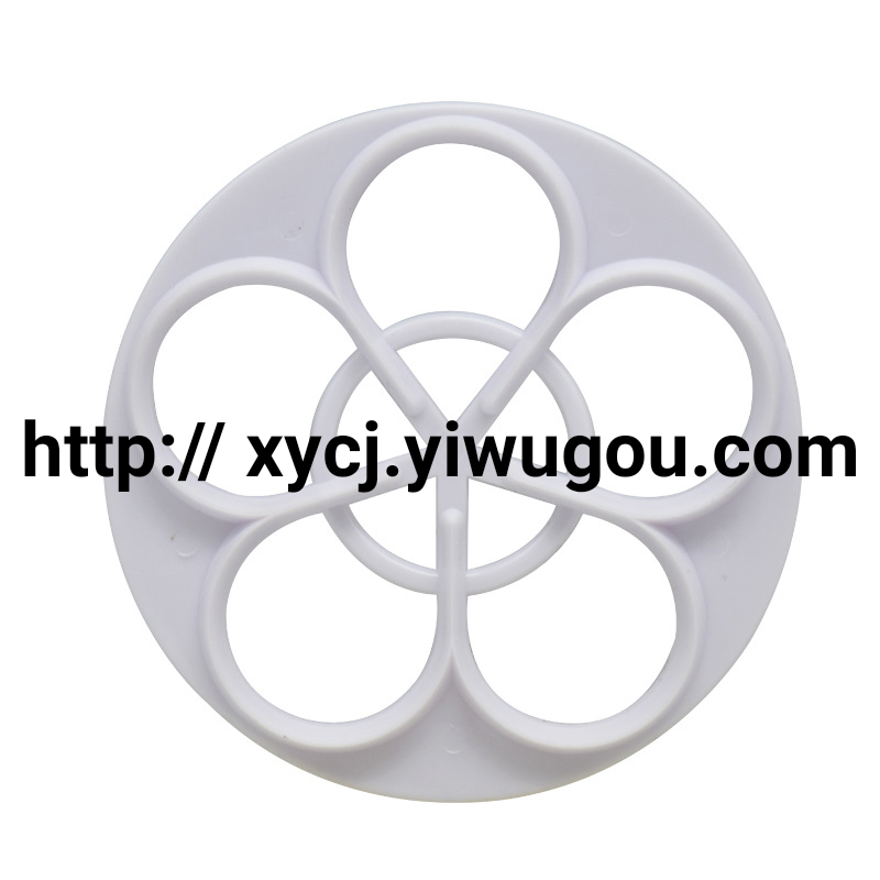 7PCs Rose Petals Cutter Embossing Mold DIY Fondant Cake Decoration Tool Biscuit Impression