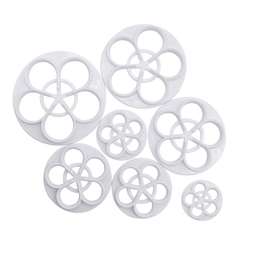 7PCs Rose Petals Cutter Embossing Mold DIY Fondant Cake Decoration Tool Biscuit Impression 7PCs Rose Petals Cutter Embossing Mold DIY Fondant Cake Decoration Tool Biscuit Impression