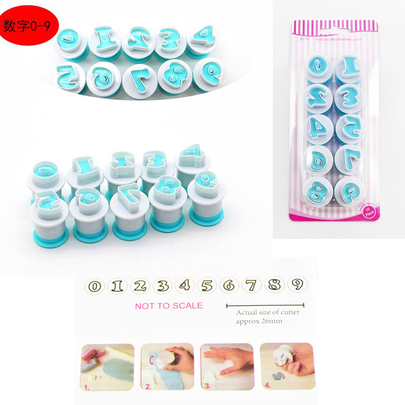 DIY Baking 26PCs Capital English Letter Spring Fondant Chocolate Biscuit Plastic Printing Mold