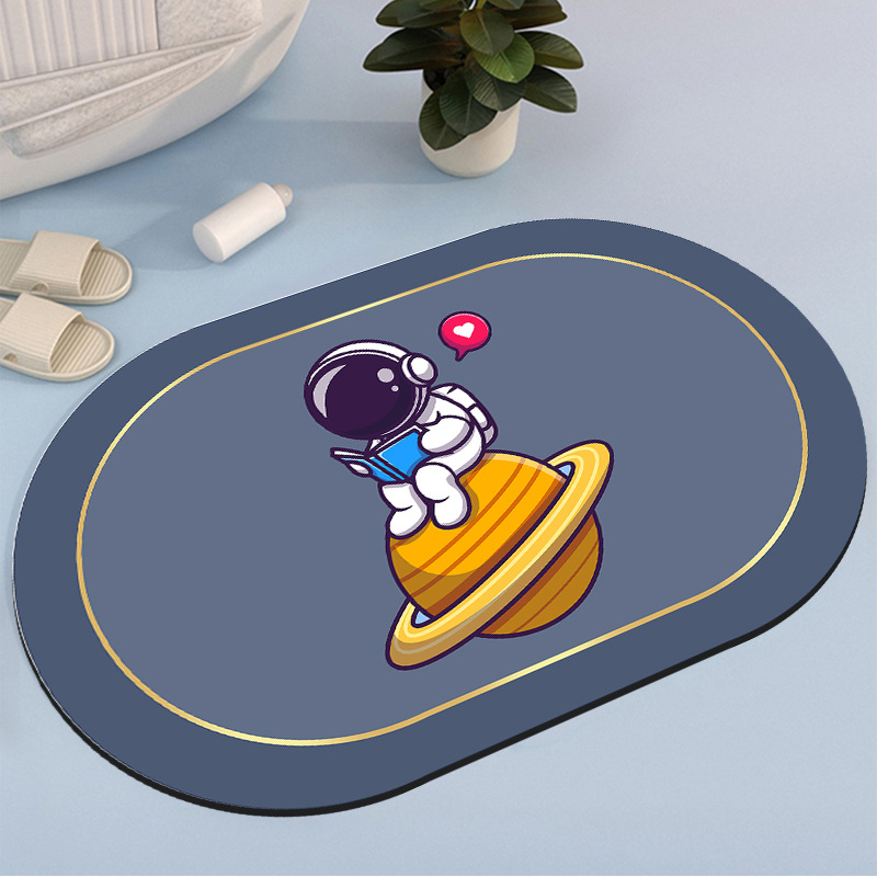 Diatom Ooze Carpet Diatom Ooze Floor Mat Quick-Drying Bathroom Door Mat Toilet Imported Floor Mat Non-Slip Foot Mat